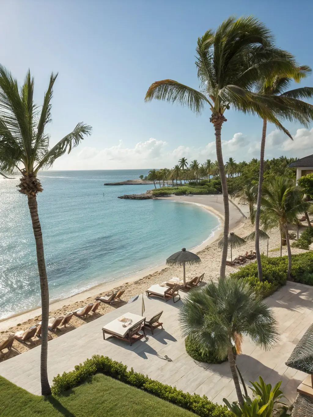 A luxurious hotel resort image, highlighting the lifestyle and investment opportunities within The Village's hospitality sector.